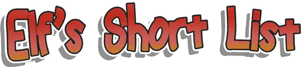 Elf's Short List header text; part of The Holiday Gift and Activity Guide.