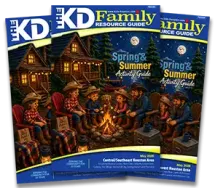 The Kid's Directory Family Resource Guide May 2026 edition; North, Central, and West